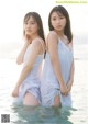 Aika Sawaguchi 沢口愛華, Yurino Okada 岡田佑里乃, Shonen Magazine 2019 No.11 (少年マガジン 2019年11号) P14 No.968036 Image No. 5